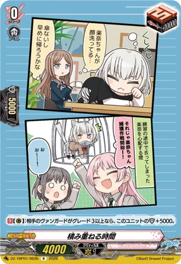 積累的時間