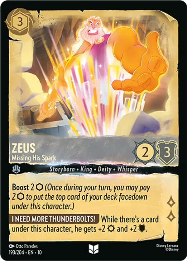 Zeus - Missing His Spark