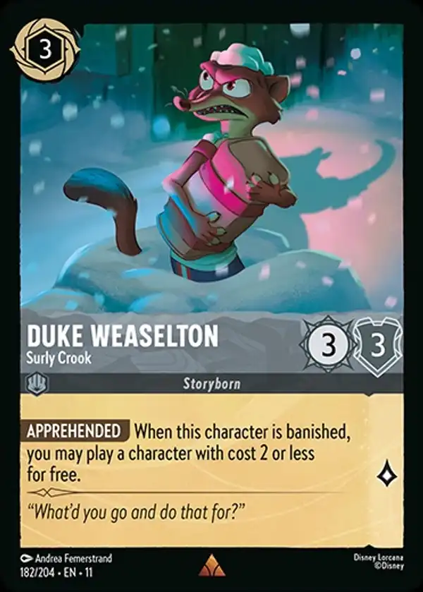 Duke Weaselton - Surly Crook