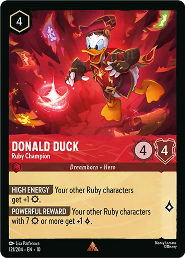 Donald Duck - Ruby Champion