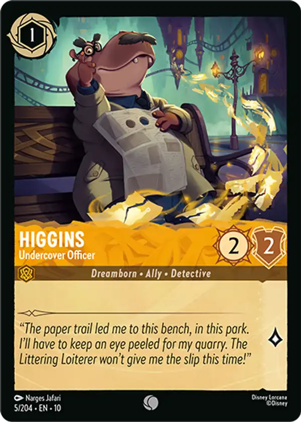 Higgins - Undercover Officer