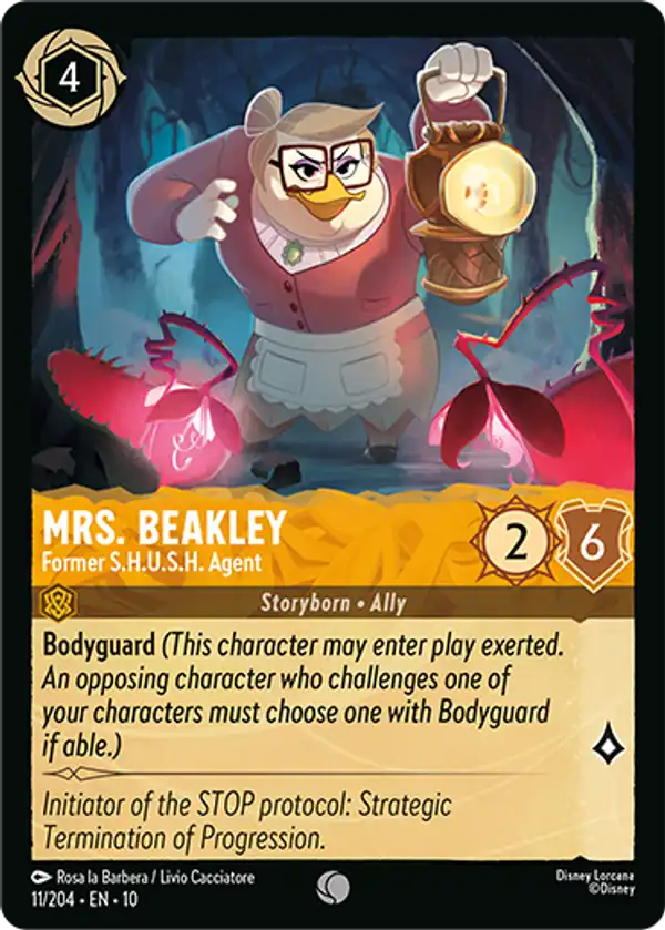 Mrs. Beakley - Former S.H.U.S.H. Agent