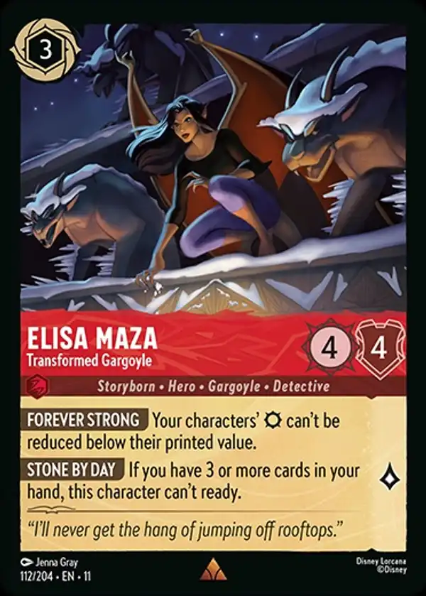 Elisa Maza - Transformed Gargoyle