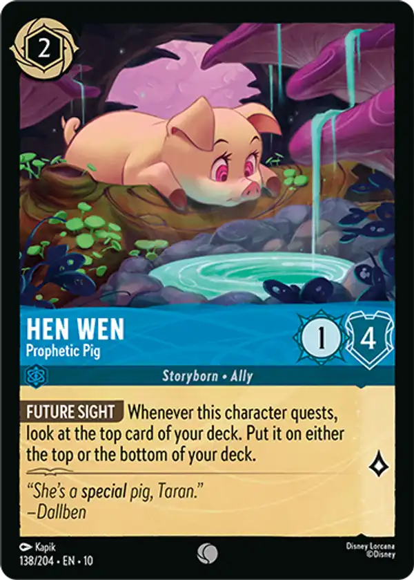 Hen Wen - Prophetic Pig