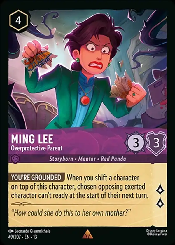 Ming Lee - Overprotective Parent