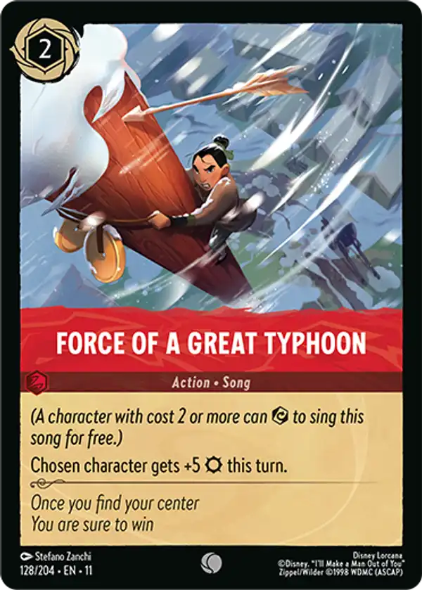 Force of a Great Typhoon