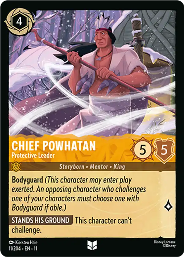 Chief Powhatan - Protective Leader