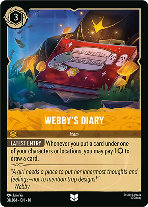 Webby's Diary