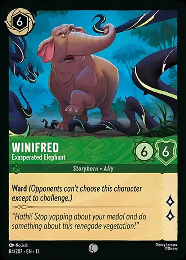 Winifred - Exasperated Elephant