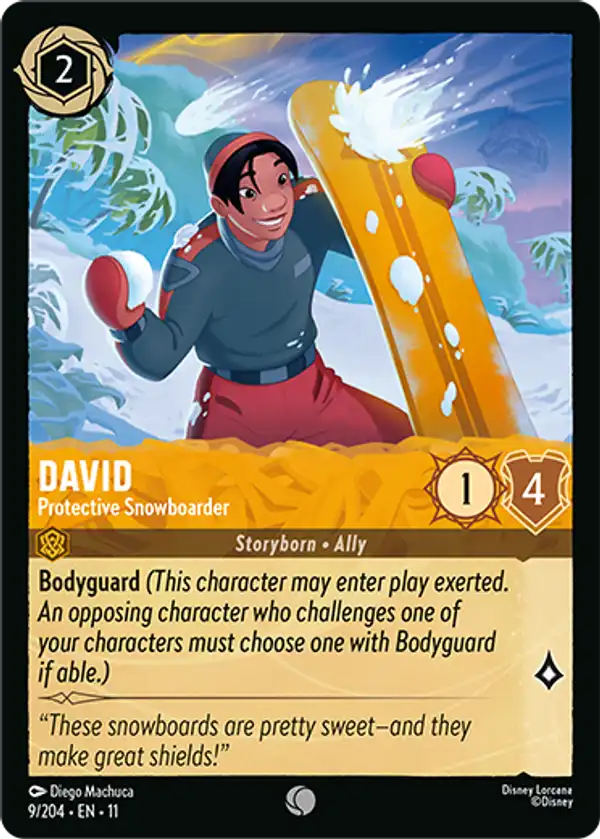 David - Protective Snowboarder