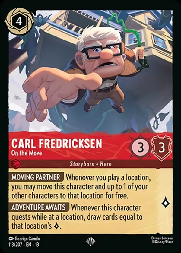 Carl Fredricksen - On the Move