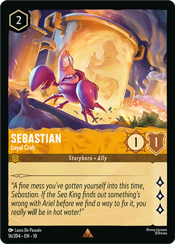 Sebastian - Loyal Crab