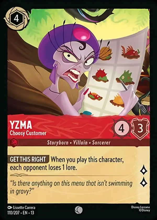 Yzma - Choosy Customer