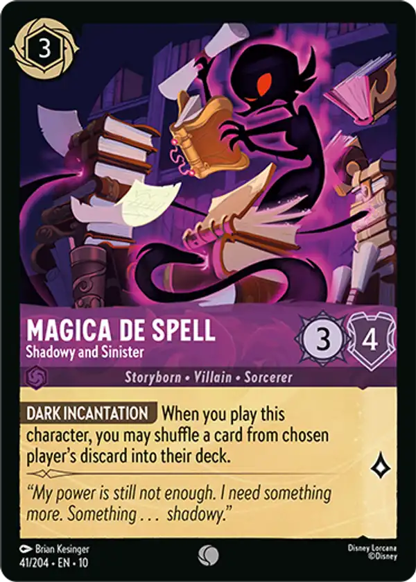 Magica De Spell - Shadowy and Sinister