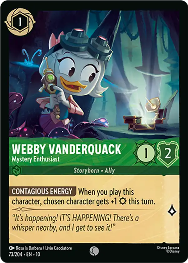 Webby Vanderquack - Mystery Enthusiast