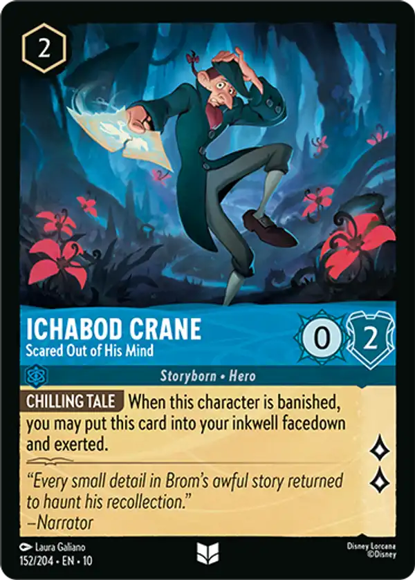Ichabod Crane - Scared Out of His Mind