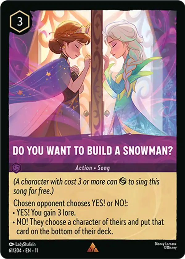 Do You Want to Build A Snowman?