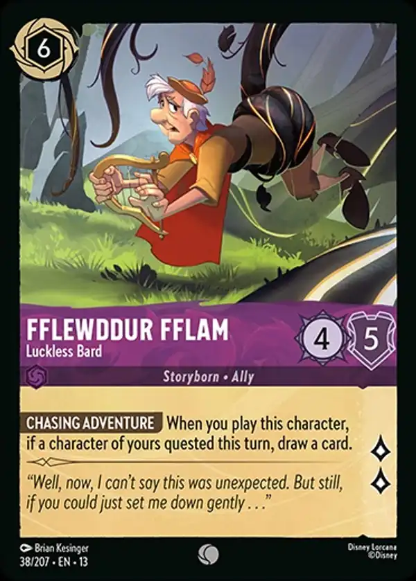 Fflewddur Fflam - Luckless Bard