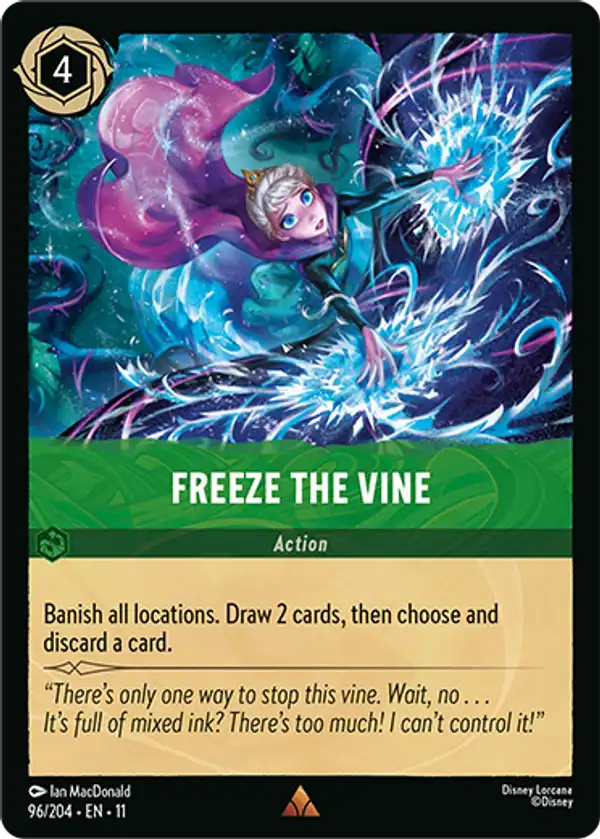 Freeze the Vine