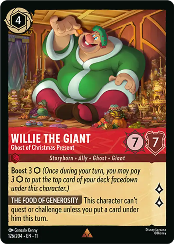 Willie the Giant - Ghost of Christmas Present