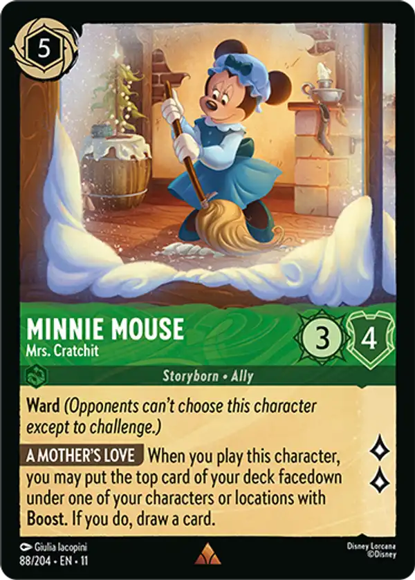 Minnie Mouse - Mrs. Cratchit