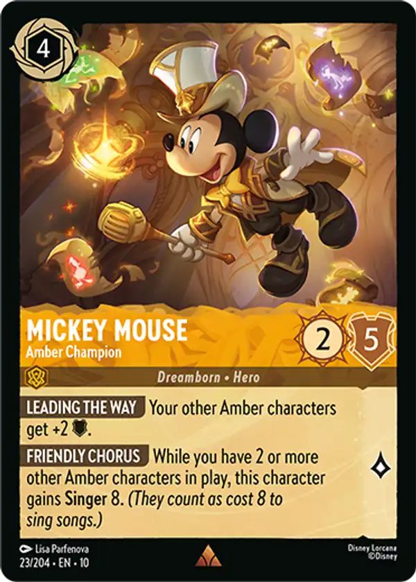 Mickey Mouse - Amber Champion