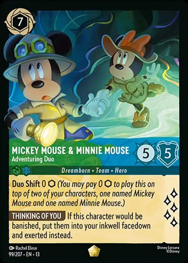 Mickey Mouse & Minnie Mouse - Adventuring Duo