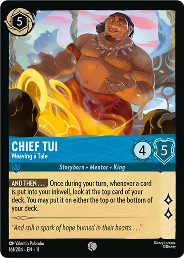 Chief Tui - Weaving a Tale