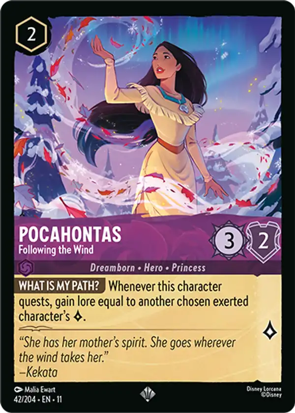 Pocahontas - Following the Wind