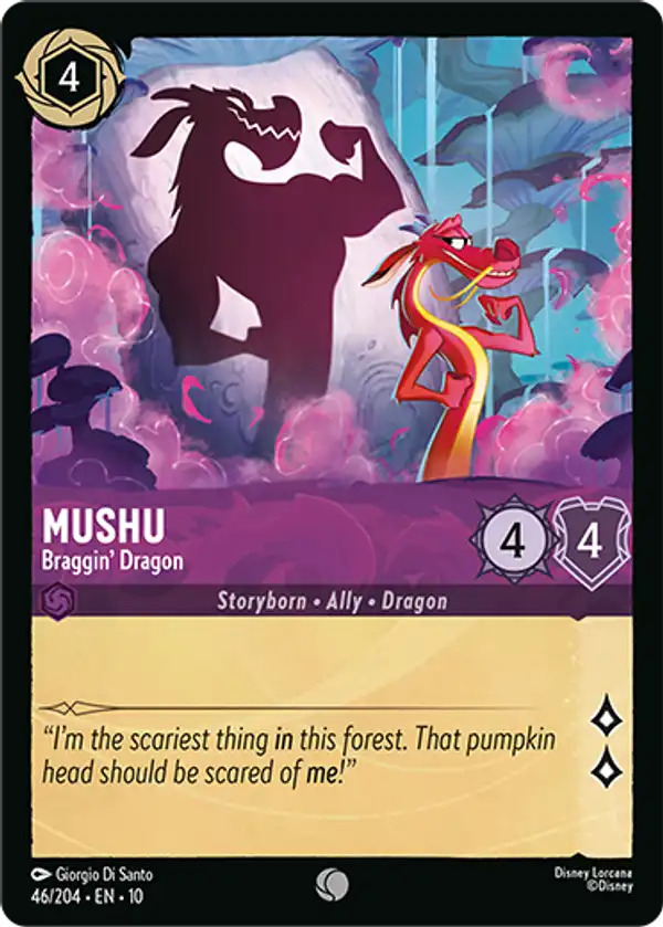 Mushu - Braggin' Dragon