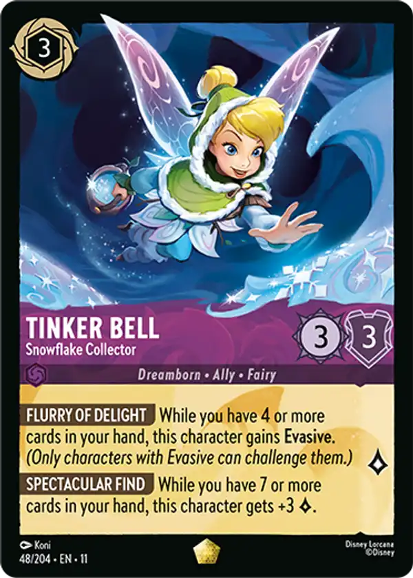 Tinker Bell - Snowflake Collector